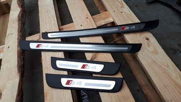 S4 b8 рестайлінг планки порогові sline накладки na пороги фото №1