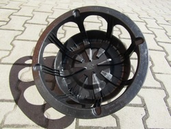 2 mercedes w210 корзина крышка защита na колесо запасное + винт крепежная фото №1