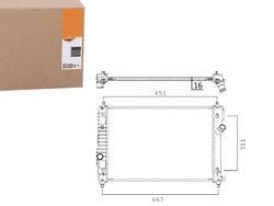 Радіаторів chevrolet aveo 1,2 08- nrf фото №1