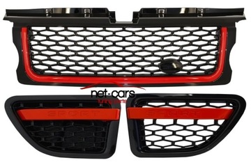 Решётка радиатора впуск range rover sport l320 05 -08 блеск rb фото №1