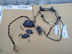 Audi a4 b6 b7 жгут модуль pdc зад+ перед / датчик зад 4 szt. ly7g фото №1