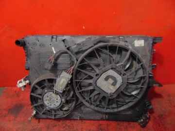 Vw touareg 7l 02- 3.0 tdi радіатор вентилятор kpl фото №1