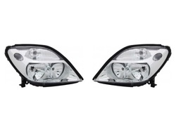 Фара p h1/h7, электрический, bez двигателя, цвет вкладыш: хромированный фото №1