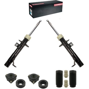 Амортизатори перед + захисні накладки відбійники подушки ford fiesta v mk6 mazda 2 фото №1