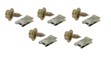 Набор болты клипсы пластинки do колёсная арка бампера защитные накладки двигателя порогов фото №1