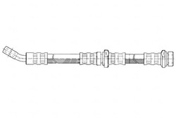 A.b.s. шланг тормозной гибкий subaru forester 02 фото №1