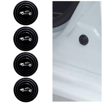 4x отбойник наклейка ciche замыкание доводчик дверь фото №1