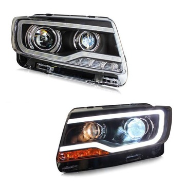 Модуль фары автомобильных полный led do передних света jeep compass 2011-2016 фото №1