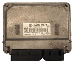 Блок управления двигателя volkswagen golf 1.6 06a906033em 5wp40322 программирование фото №1