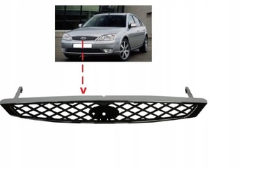 Решітка решітка радіатора решітка засіб ford focus mk1 02-04 фото №1