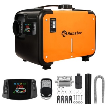 Обігрів стояночний 8kw 12v обігрівач масляна вебасто міцна повітродувка lcd фото №1