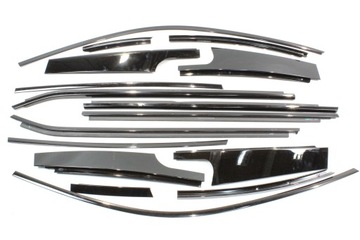 Комплект тіньова лінія планки двері перед зад bmw g02 фото №1