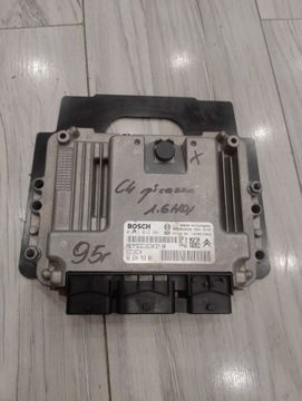 Комп'ютер блок керування citroen c4 picasso 1.6hdi 9663476380 0281012981 фото №1