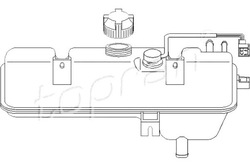 Topran бак расширительный citroen jumper 2,5td 2 фото №1