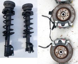 Renault trafic iii vivaro 2.0 dci ліва поворотна опора амортизатор ступиця перед фото №1