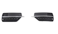 Volvo xc90 2015- решётка решётка бампера левая хром з отверстие pod pdc новая фото №1