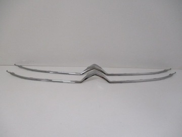 Berlingo iii iv решітка радіатора решітка хром верхній нижній kpl фото №1