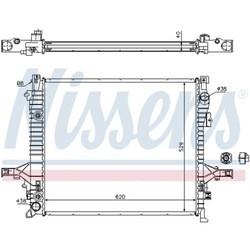 Радиаторов воды volvo xc90 i 02-14 фото №1
