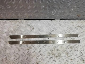 Планка пороговая peugeot 308 cc хром комплект фото №1