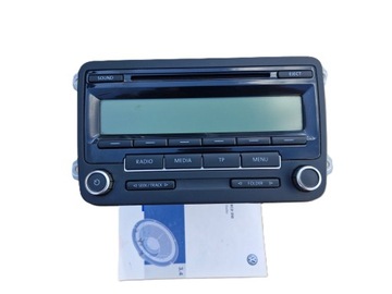 Vw радиопроигрыватель rcd 310 1k0035186aa радио cd + код фото №1