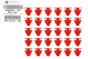 Кліпса штифт планки накладки підкрилки крило alfa romeo stelvio 30szt оригінал фото №1