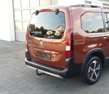 Citroen berlingo iv крышка задняя откидная стекло 2018 - цвет коричневый elg фото №1