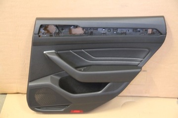 Обивка дверь зад правые кожа белая nić vw arteon 3g8867212e фото №1