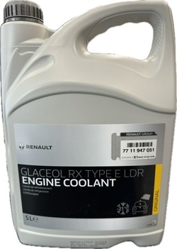 Жидкость do радиатор renault оригинальный номер glaceol rx тип e ldr d 5l фото №1