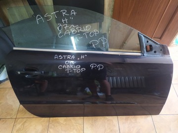 Astra h 1.9cdti cabrio скло праві перед фото №1