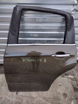 Дверь левая зад citroen c3 ii фото №1