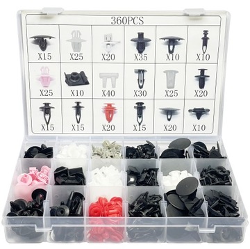 Клипсы автомобильные клипсы обивка клипса штифт toyota lexus 360 элементов фото №1