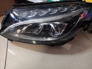 Лампа mercedes c класс w205 фара led high performance правая, левая uk фото №1