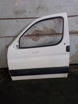 Дверь левый перед запчасть citroen berlingo 1.6 hdi do покраска!!! фото №1