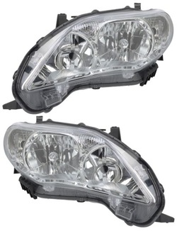 Фары лампы toyota corolla e15 10-14 tyc l+p фото №1