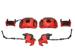 Audi s-line a6 c7 3.0 зажимы тормозные красный фото №1