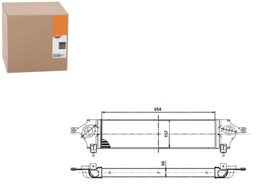 Nrf30513 інтеркулер nissan qashqai 1,5/2,0dci 07- фото №1