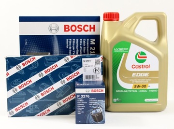 Filtry bosch + масло castrol edge 5w30 4l swift iii 1.3 фото №1