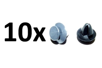 10x кліпса штифт оббивка порогів двері крила peugeot citroen renault фото №1