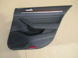 Боковина оббивка двері праві зад шкіра vw passat b8 sedan 3g5 фото №1
