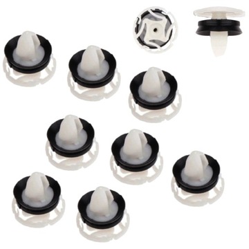 10x кліпса оббивка двері citroen peugeot renault фото №1