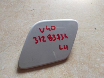 Volvo v40 cross заглушка склоомивача фари біла фото №1