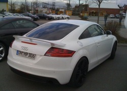 Audi tt 8j спойлер спойлер спойлер підкладка фото №1