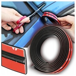 Прокладка do скла karkraft гумова epdm samoprzylepna 2 m 19 mm чорна фото №1