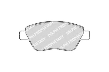 Delphi тормозные колодки тормозные fiat albea 1.2 178_ фото №1