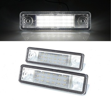 Подсветка лампочки номерного знака led opel zafira a signum / astra f g / corsa b фото №1