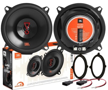 Jbl stage 3 527f міцний динаміки audi a3 8l двері перед проставки + адаптери фото №1