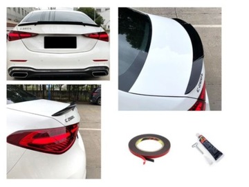 Спойлер na крышка багажника mercedes w206 c-class gloss blk фото №1