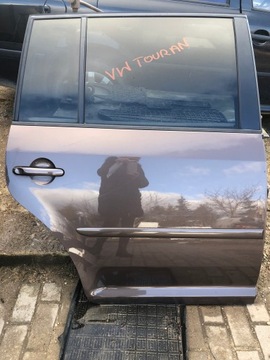 Vw touran двері правий зад комплектні фото №1
