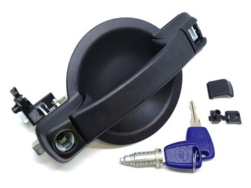 Ручка двері зад fiat doblo 00- вставка miraglio! фото №1