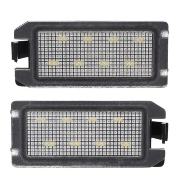 Лампочки номерного знака led fiat 500 jeep compass 16- patriot 07- grand cherokee 07- фото №1